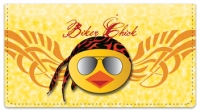 Click on Biker Chick Checkbook Cover For More Details