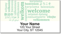 Welcome Mat Address Labels