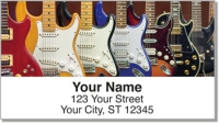 Click on Electric Guitar Address Labels For More Details
