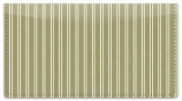 Beige Pinstripe Checkbook Cover