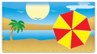 Click on Beach Umbrella Checkbook Cover For More Details