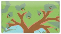 Apple Tree Art Checkbook Cover