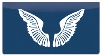 Click on Angel Wings Checkbook Cover For More Details