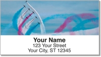 Aerobatic Air Show Address Labels