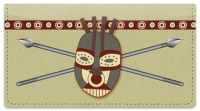 Click on African Tribal Mask Checkbook Cover For More Details