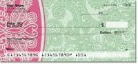 Retro Paisley Personal Checks