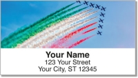 Airplane Aerobatics Address Labels