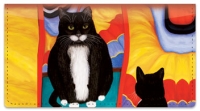 Click on Contemplating Cats 4 Checkbook Cover For More Details
