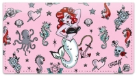 Vintage Mermaid Checkbook Cover