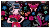 Geisha Girl Checkbook Cover