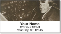 Click on Amelia Earhart Address Labels For More Details