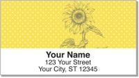 Click on Artistic Sunflower Address Labels For More Details