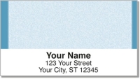 Blue Sponge Pattern Address Labels