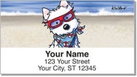 Click on Beach Series Address Labels For More Details