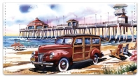 Click on Surfin Woodies Checkbook Cover For More Details