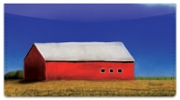 Barns Close Up Checkbook Cover