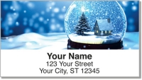 Click on Snow Globe Address Labels For More Details