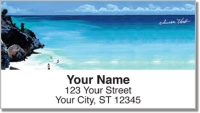 Click on Beach Scene Address Labels For More Details