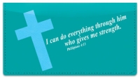 Click on Words of Faith Checkbook Cover For More Details