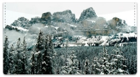 Click on Winter Mountain Checkbook Cover For More Details