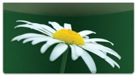 Click on White Flower Checkbook Cover For More Details