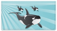 Whale Checkbook Cover