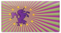 Unicorn Checkbook Cover