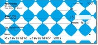 Aqua Blue Bead Personal Checks