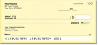 Yellow Safety Personal Checks