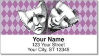 Click on Drama Mask Address Labels For More Details
