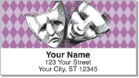 Drama Mask Address Labels