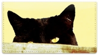 Sleepy Cat Checkbook Cover