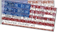 Click on Americana License Plate Side Tear For More Details