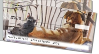 Dog and Cat Painting  Personal Checks