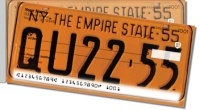 Click on New York License Plate Side Tear For More Details