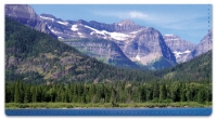 Rocky Mountains Checkbook Cover