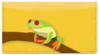Click on Red-Eyed Frog Checkbook Cover For More Details