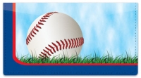 Click on Red & Blue Baseball Fan Checkbook Cover For More Details