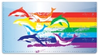 Click on Rainbow Dolphin Checkbook Cover For More Details