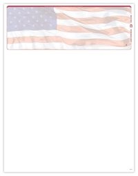 Click on American Flag Blank Check Stock For More Details