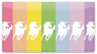 Proud Unicorn Checkbook Cover