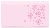 Pink Burst Checkbook Cover