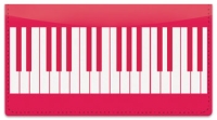 Click on Piano Keyboard Checkbook Cover For More Details