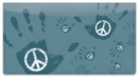 Click on Peace and Love Checkbook Cover For More Details