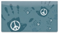 Peace and Love Checkbook Cover