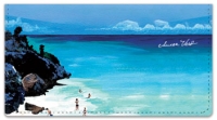 Beach Scene Checkbook Cover