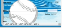 Silver & Blue Baseball Fan Checks