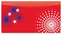 Click on Patriotic Fireworks Checkbook Cover For More Details