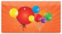 Party Balloon Checkbook Cover