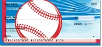 Red & Blue Baseball Fan Checks